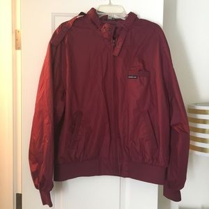 Maroon Member’s Only Jacket